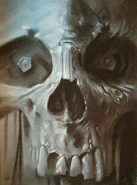 Tattoos - Blue skull - 110032